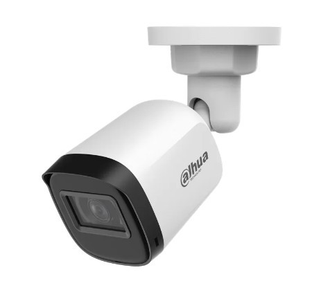 DH-HAC-B1A21N-U. Cámara HDCVI Dahua tipo bullet 2MP IR 30m lente fijo 2.8mm protección IP67 carcasa plástica.